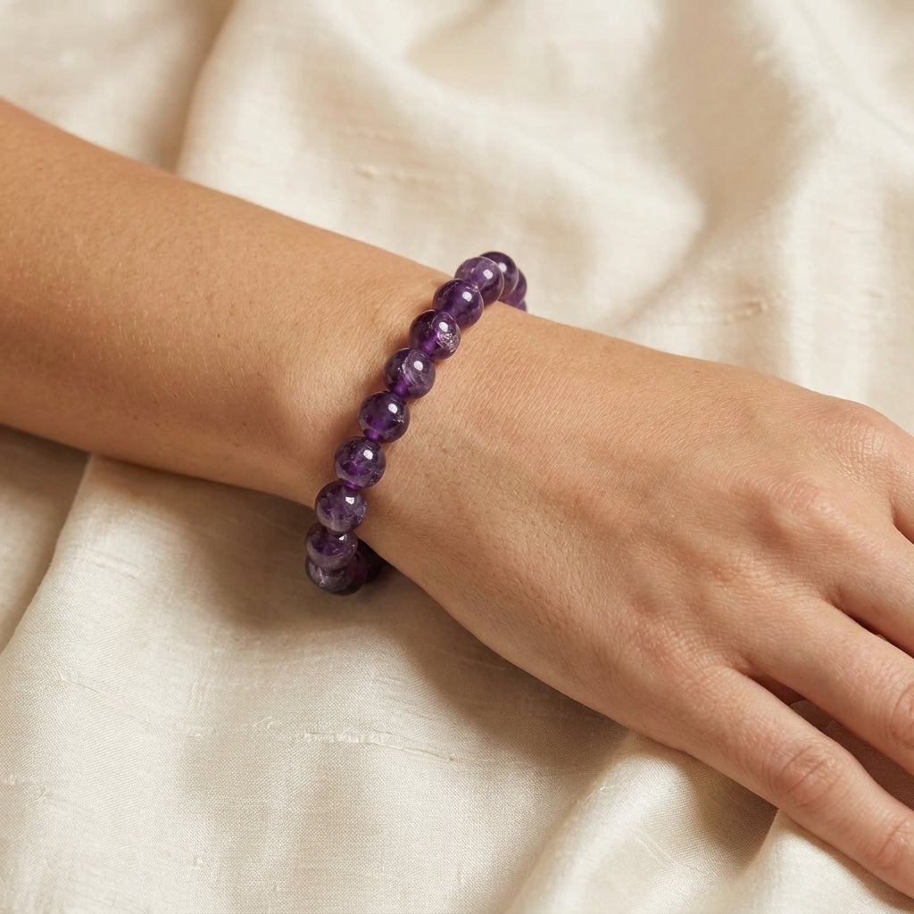 Natural Amethyst Bracelet