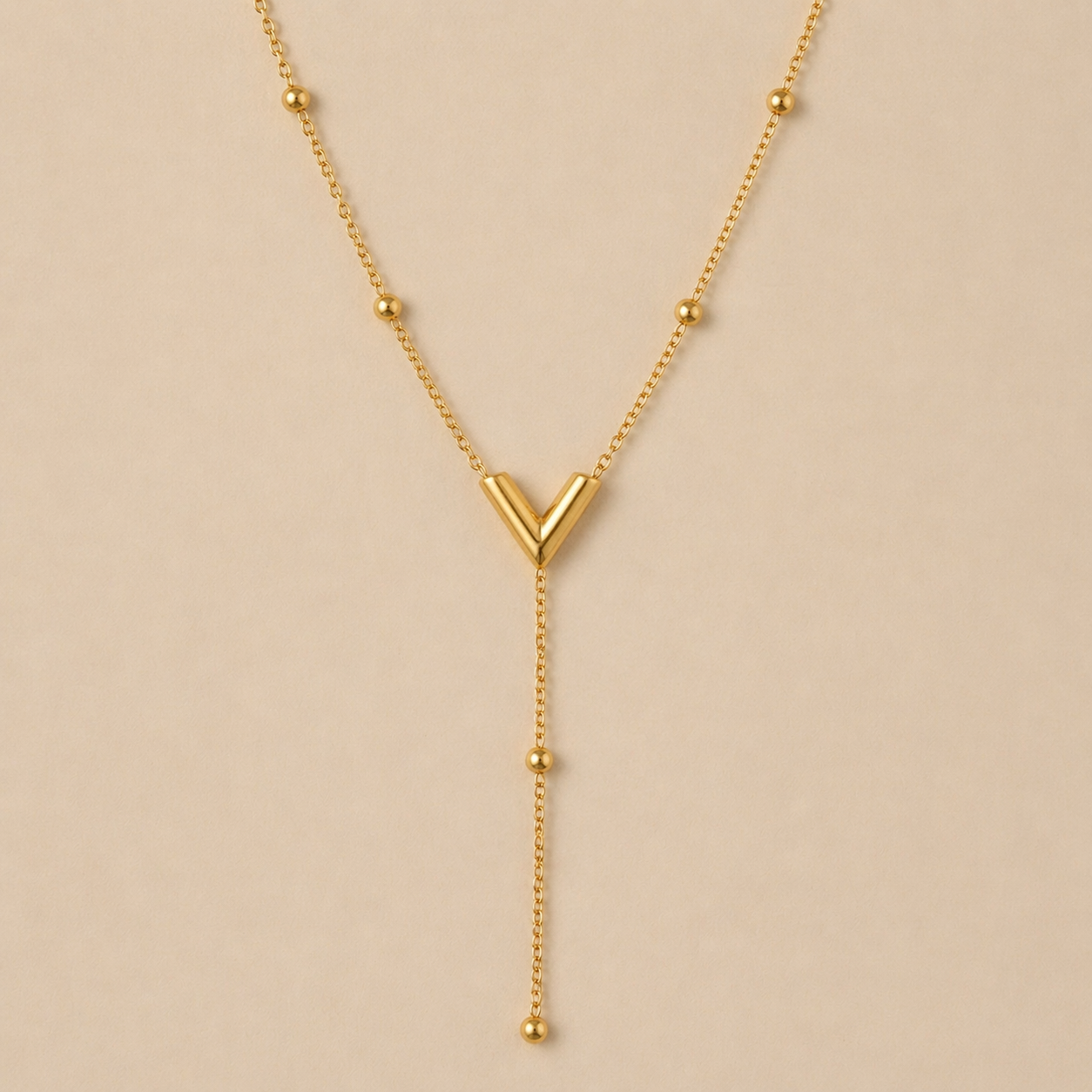 V-Shine Pendant Necklace