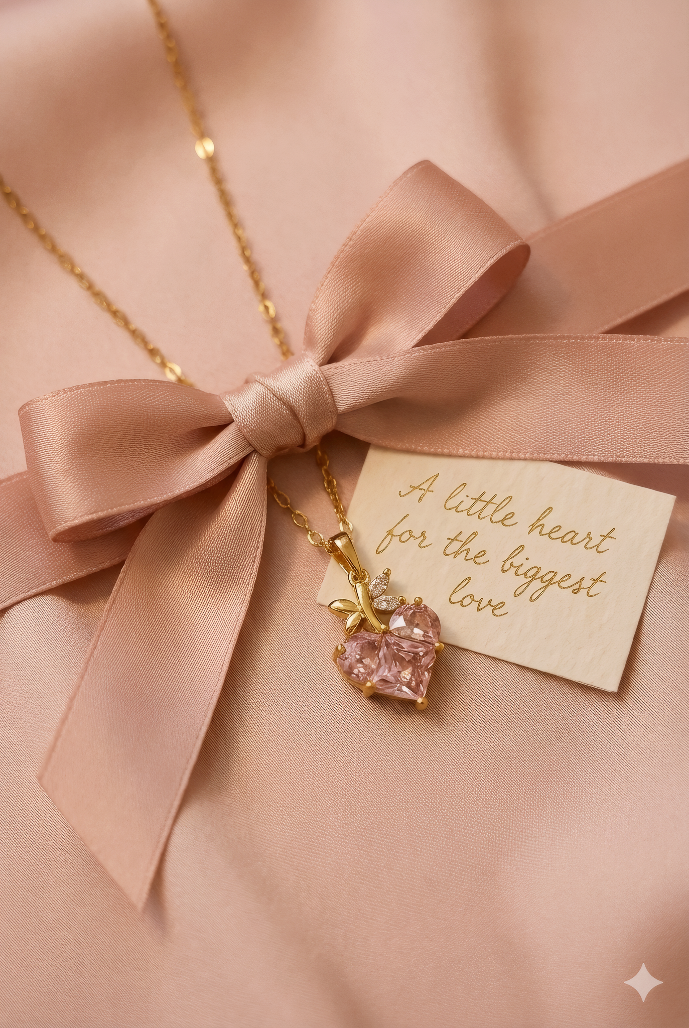 Blush Bloom Pendant Necklace