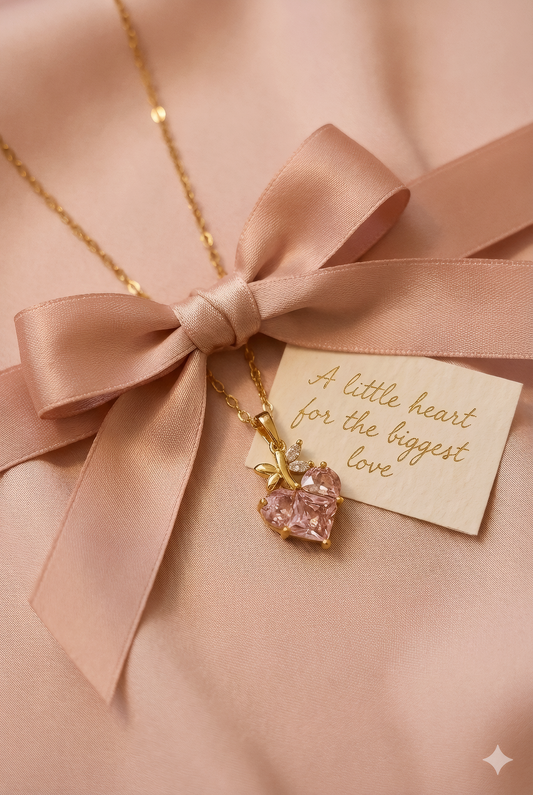 Blush Bloom Pendant Necklace