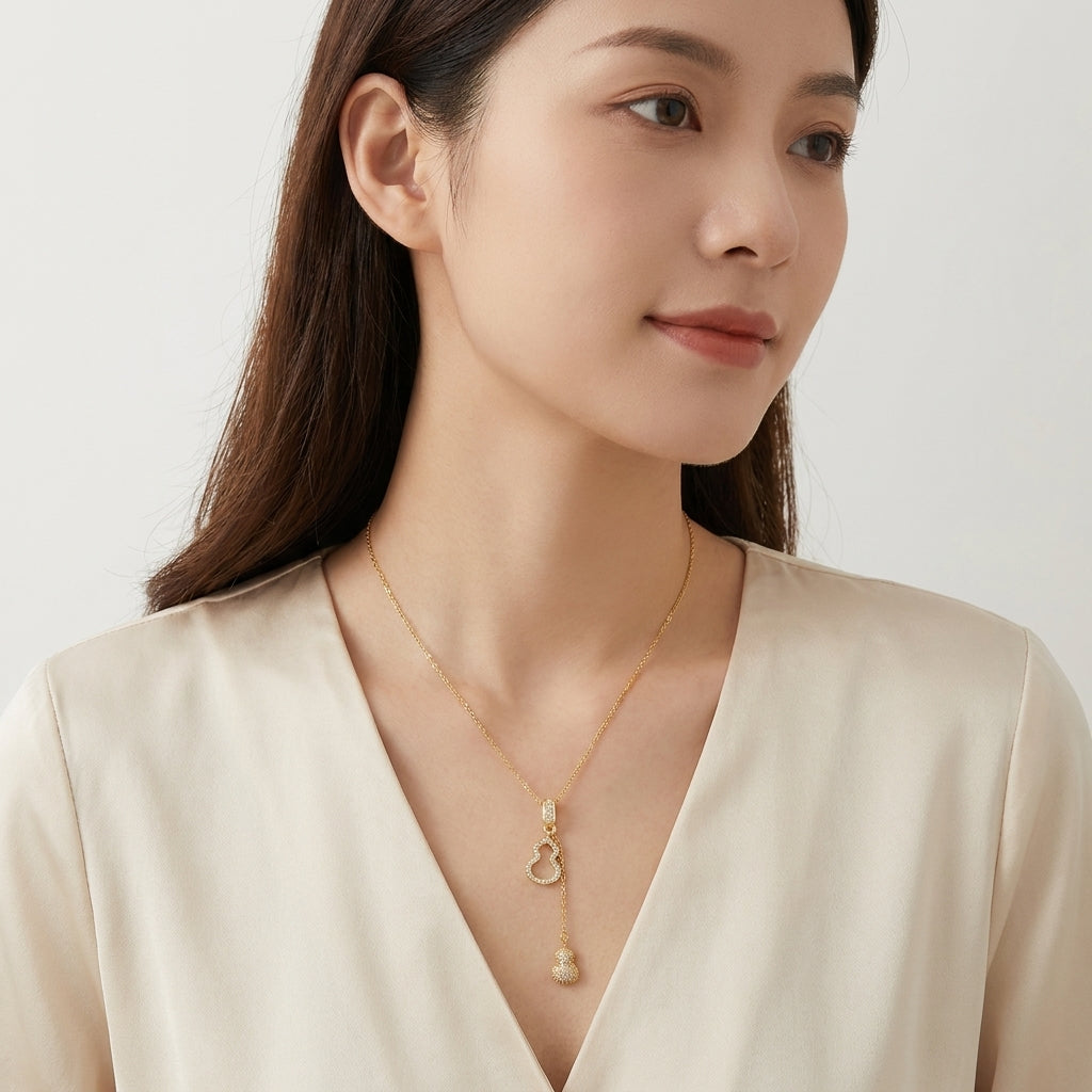 Selene Drop Pendant Necklace