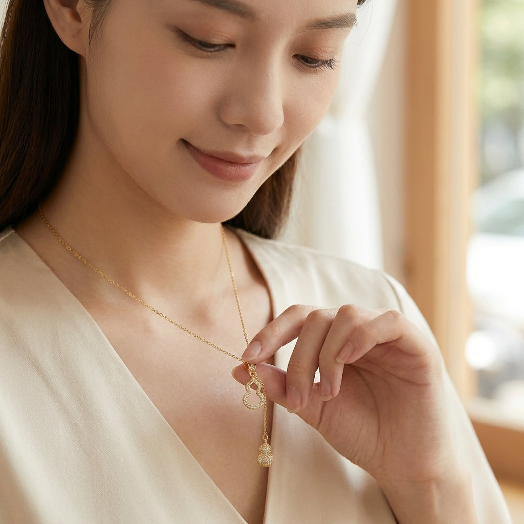 Selene Drop Pendant Necklace