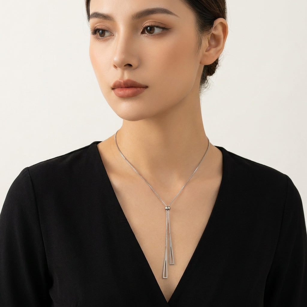Silver Thread Necklace