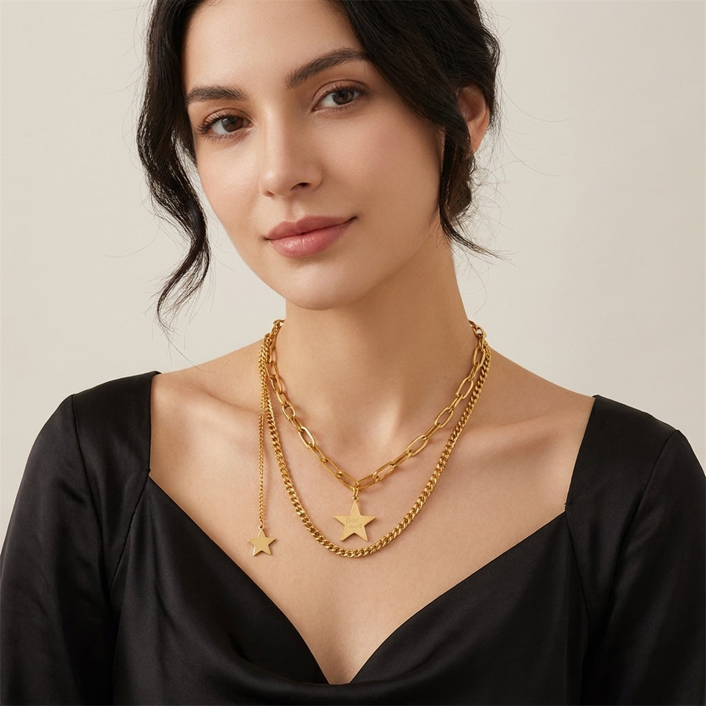 Star Drip Necklace