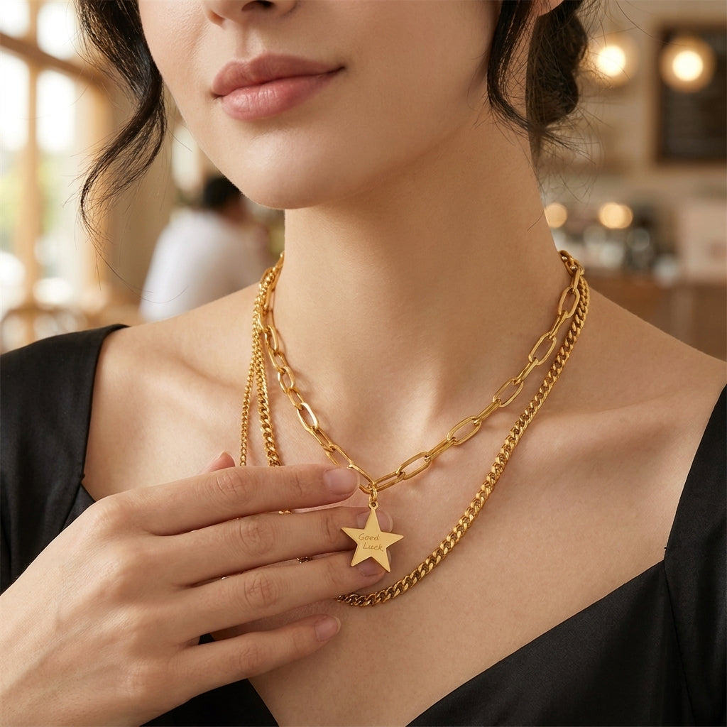 Star Drip Necklace