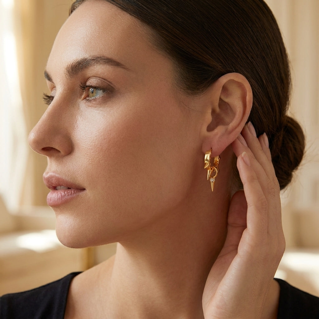 Urban Spice Hoop Earring