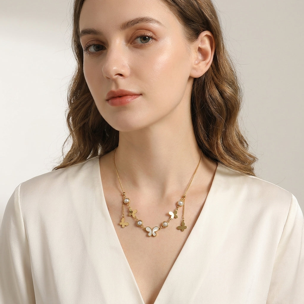 Velvet Wings Necklace